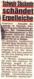 Bild: Schwule Ente schändet Leiche