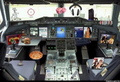 A380-Cockpit vor dem Start