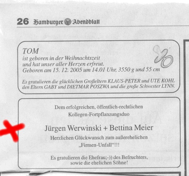 Glückwunsch !