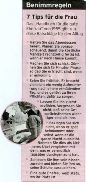 Immer wieder eine Erinnerung wert ;-)