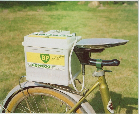 Die Sitzheizung fürs Fahrrad..