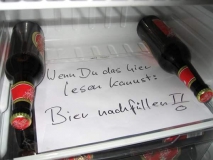 Arbeitsanweisung für die Frau...