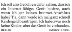 Spiegel Leserbrief