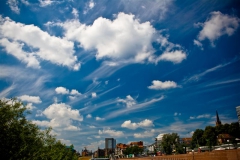 Himmel über der Hafenstraße
