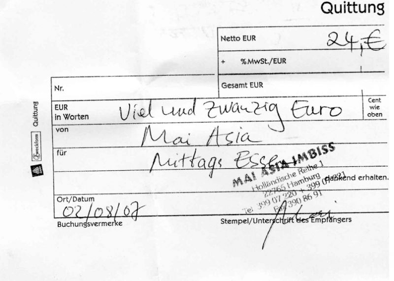neulich in einem Asia-Imbiss in Ottensen in die Hand gedrückt bekommen