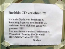 Bushido CD verloren