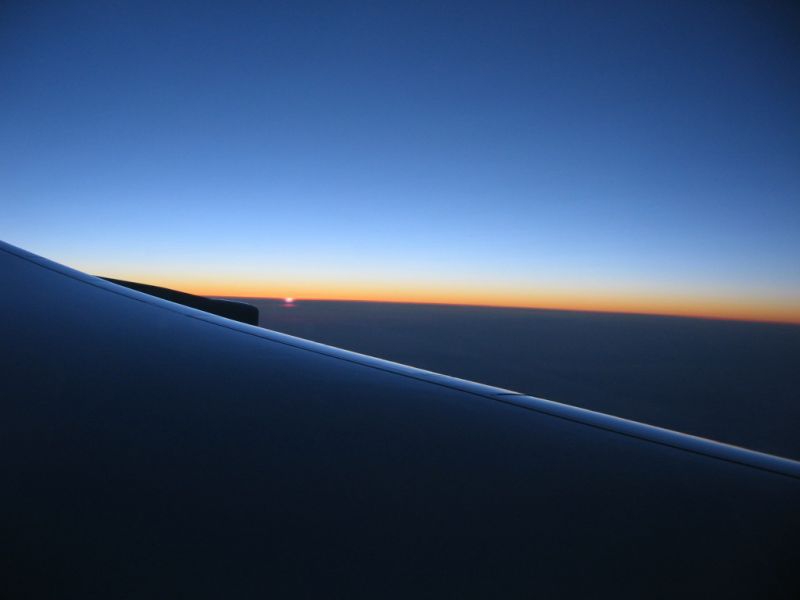 Heimflug Impressionen