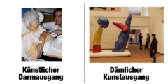 Dämlicher Kunstausgang